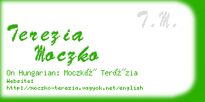 terezia moczko business card